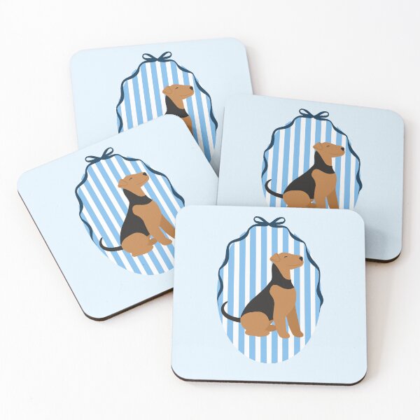 Item preview, Airedale Terrier Framed with Bow, Airedale Terrier Lover Gift designed and sold by breannehope.