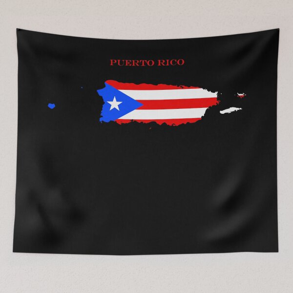 Item preview, Puerto Rico Map Flag Silhouette Boricua Pride Heritage Gift designed and sold by NTGUILTY.