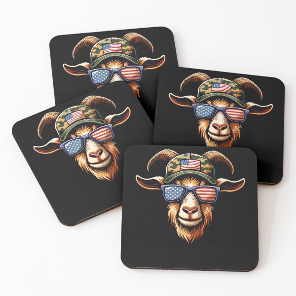 Item preview, Funny Goat 4th July USA Flag America Boys Girls Kids designed and sold by rafaeltto.