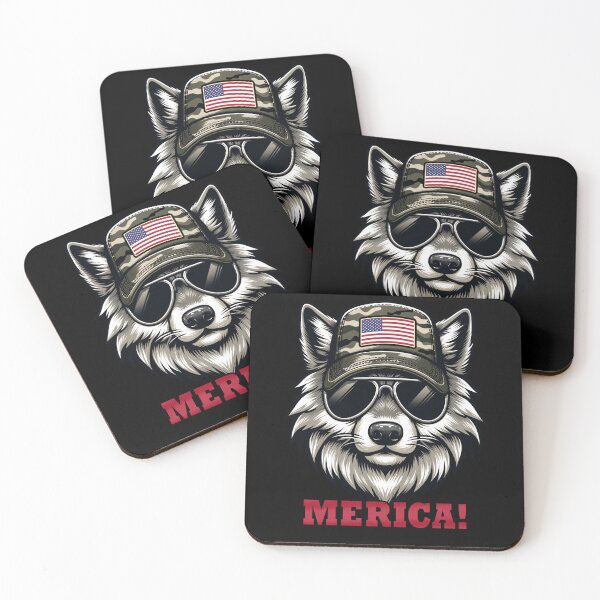 Item preview, Funny Wolf 4th July USA Flag America Boys Girls Kids designed and sold by rafaeltto.