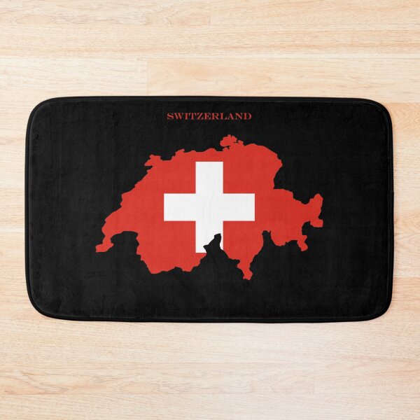 Item preview, Switzerland Map Flag Silhouette Swiss Pride Heritage Gift designed and sold by NTGUILTY.