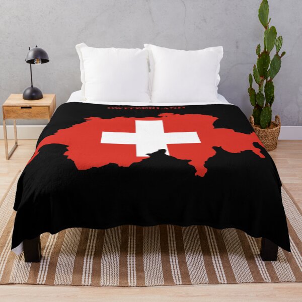Item preview, Switzerland Map Flag Silhouette Swiss Pride Heritage Gift designed and sold by NTGUILTY.