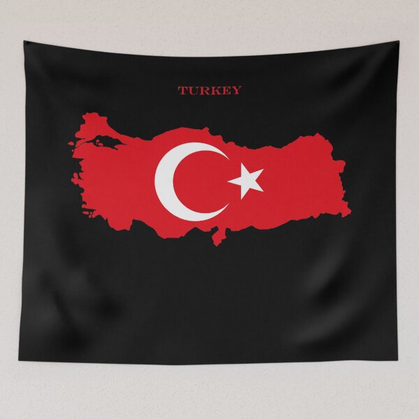 Item preview, Turkey Map Flag Silhouette Turkish Pride Heritage Gift designed and sold by NTGUILTY.