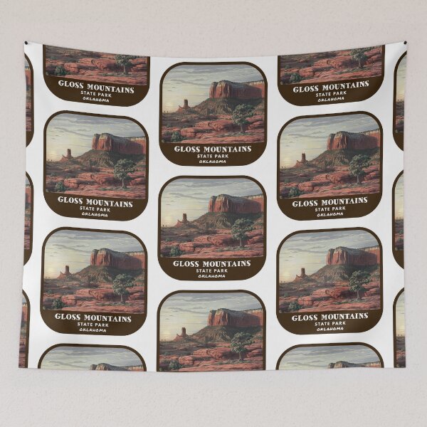 Item preview, Gloss Mountain State Park (Oklahoma) designed and sold by RabbitK.