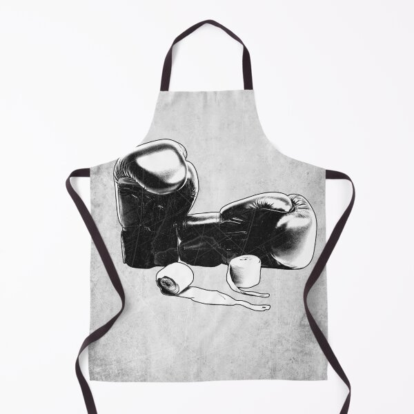 Item preview, Boxing Gloves and Hand Wraps Etched Illustration designed and sold by Ghoul Enterprises.