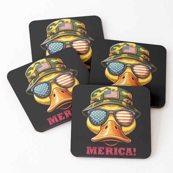 Item preview, Funny Yellow Duck 4th July USA Flag America Boys Girls Kids designed and sold by rafaeltto.