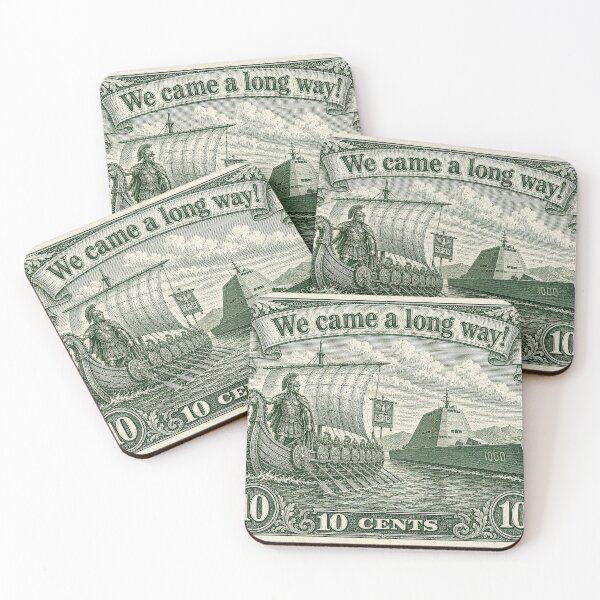 Item preview, Roman Galley to Stealth Destroyer: Vintage Stamp designed and sold by 9xgraphics.