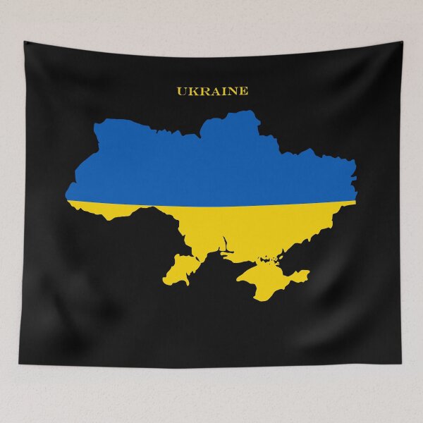 Item preview, Ukraine Map Flag Silhouette Ukrainian Pride Freedom Heritage Gift designed and sold by NTGUILTY.