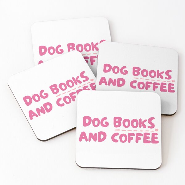 Item preview, Dog Books & Coffee designed and sold by thebest-2studio.