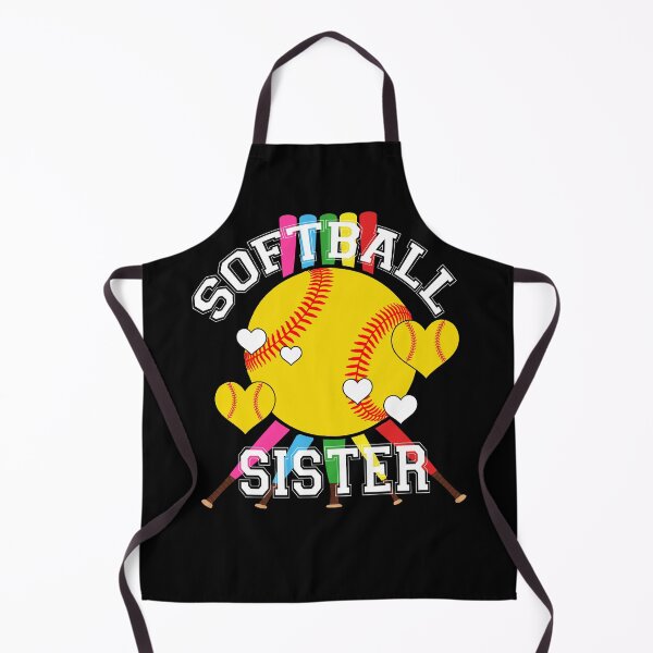 Item preview, Rainbow Softball Sister Heart Design designed and sold by LarryMBrown.