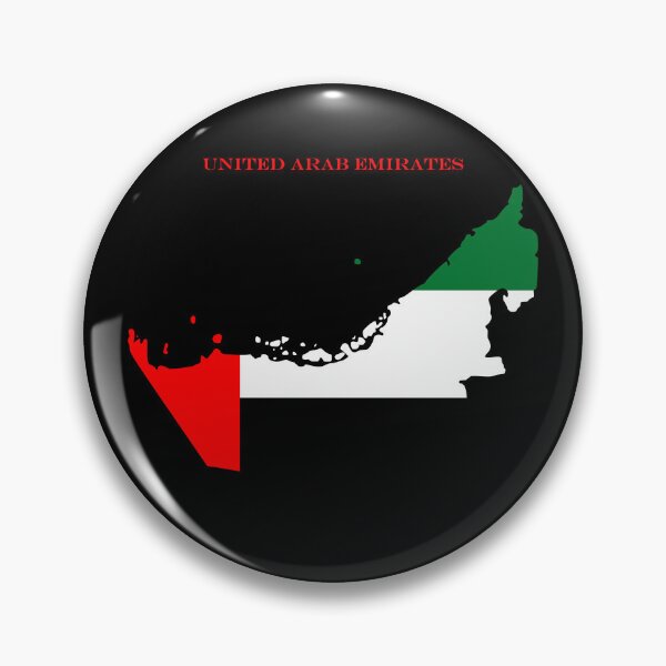 Item preview, United Arab Emirates Map Flag Silhouette UAE Pride Heritage Gift designed and sold by NTGUILTY.