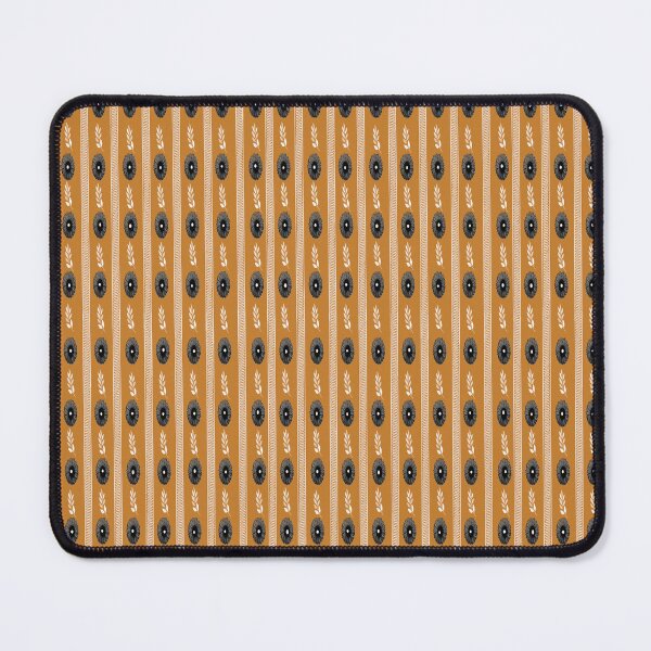 Item preview, Botanical Floral Stripe Pattern on Warm Caramel designed and sold by PVTCreations.