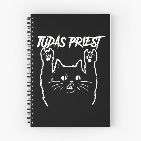 Item preview, Judas Priest Cat Outline Minimal Metal Band Design designed and sold by MustafaFoster.