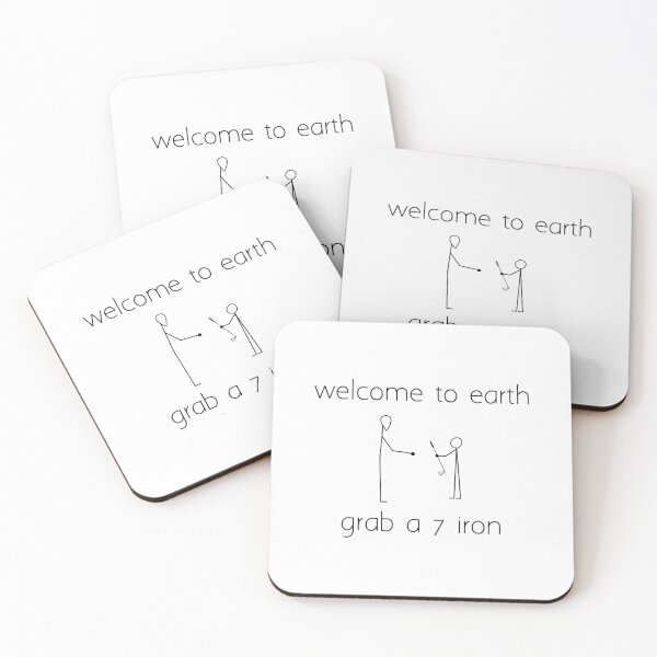 Item preview, welcome to earth grab a 7 iron designed and sold by Ice Breakers .