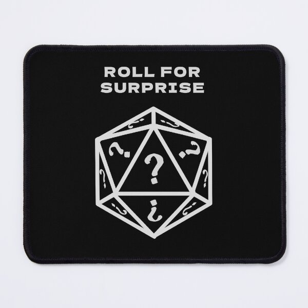 Item preview, Roll For Surprise in White designed and sold by Donnahuntriss.