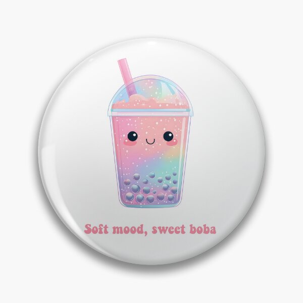Item preview, Soft Mode, Sweet Boba – Cute Bubble Tea Kawaii Illustration designed and sold by BobaBunny76.