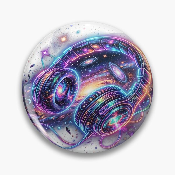 Item preview, Cosmic Symphony: Aesthetic Galaxy Headphones designed and sold by Style-InkPulse.