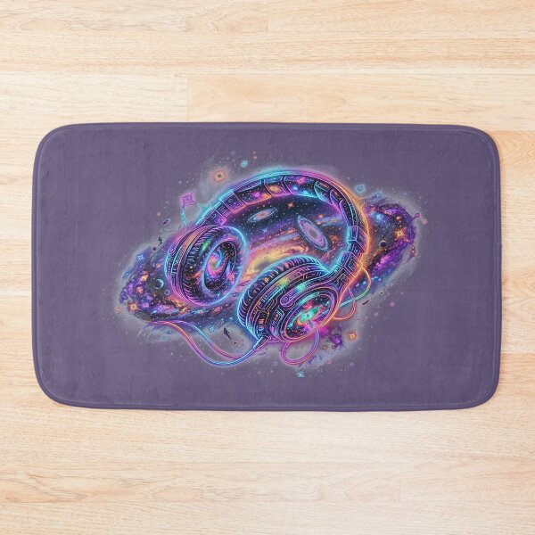 Item preview, Cosmic Symphony: Aesthetic Galaxy Headphones designed and sold by Style-InkPulse.