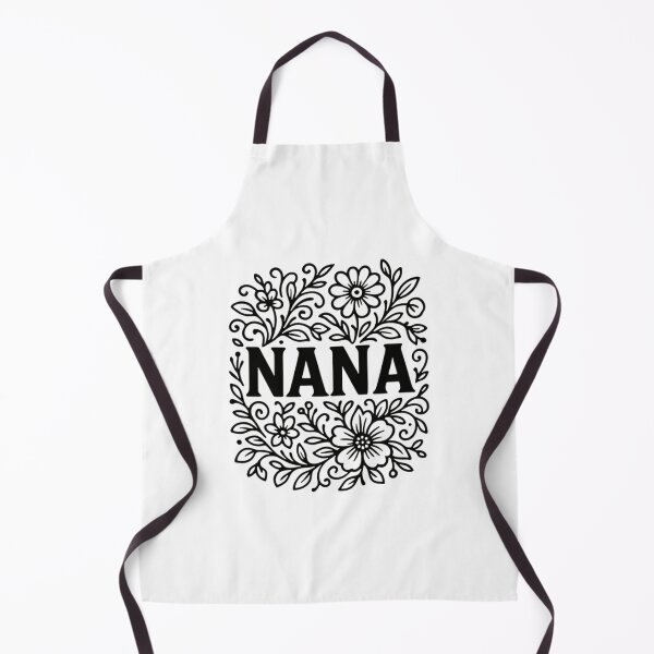 Item preview, Floral Nana Script – Decorative Typographic Art Hoodie designed and sold by HazelBergna.
