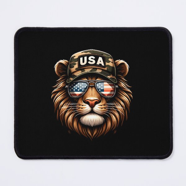 Item preview, Funny Lion 4th July USA Flag America Boys Girls Kids designed and sold by rafaeltto.