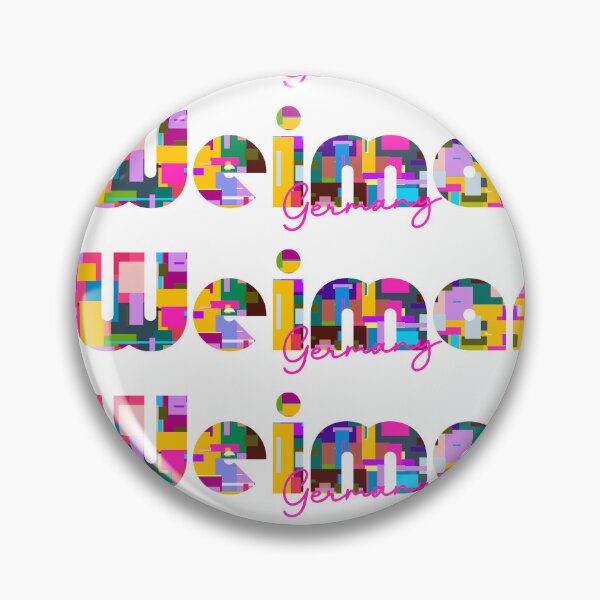Item preview, Weimar, Germany, Vibrant Abstract City Typography Art designed and sold by Wanderful-roads.