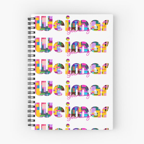 Item preview, Weimar, Germany, Vibrant Abstract City Typography Art designed and sold by Wanderful-roads.