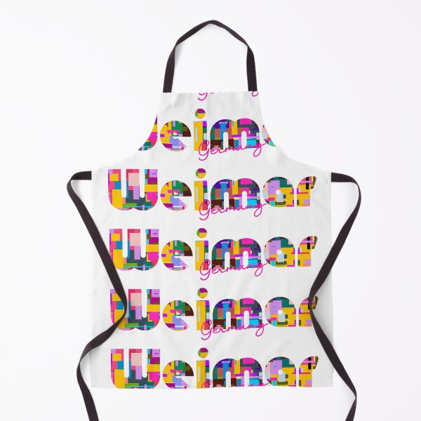 Item preview, Weimar, Germany, Vibrant Abstract City Typography Art designed and sold by Wanderful-roads.