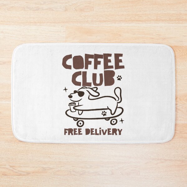 Item preview, Funny Coffee Club Free Delivery designed and sold by thebest-2studio.