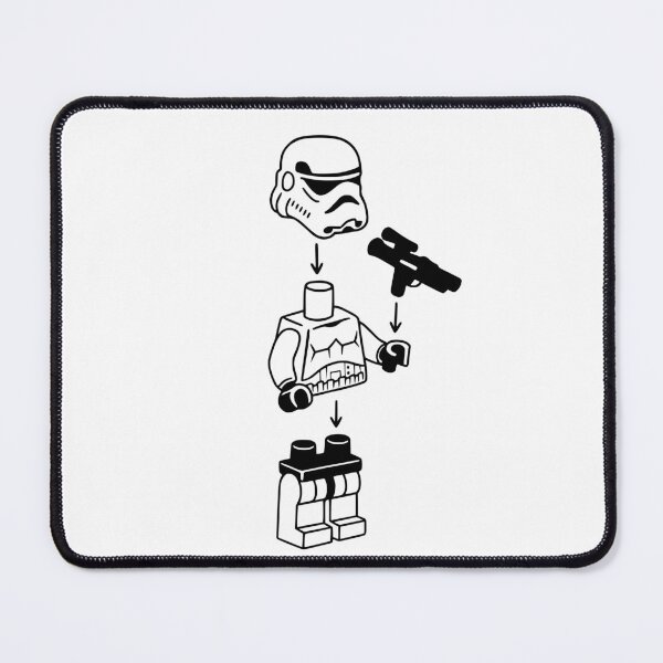 Item preview, Brick Face - Lego Stormtrooper white soldier assembly design designed and sold by tonylau81.