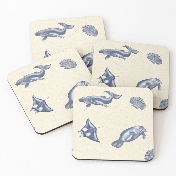 Item preview, Vintage Coastal Marine Pattern designed and sold by Zymetryart.