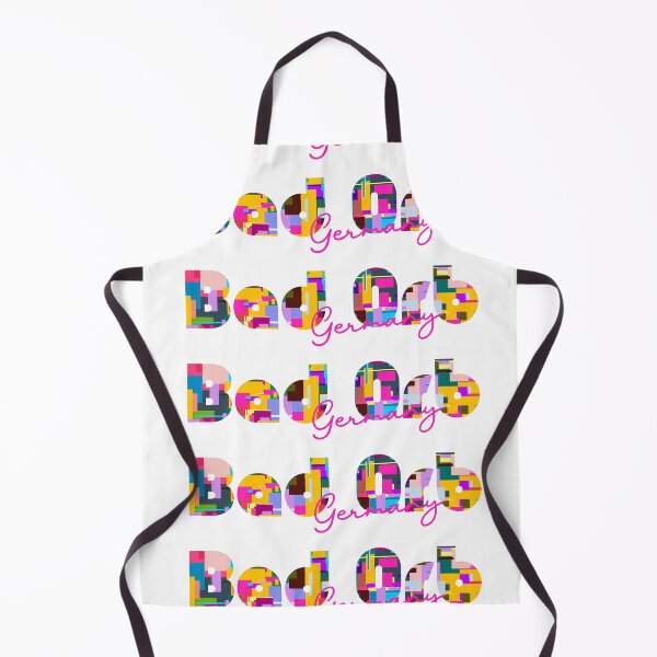Item preview, Bad Orb, Germany, Vibrant Abstract City Typography Art designed and sold by Wanderful-roads.