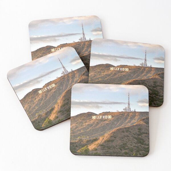 Item preview, Golden Hour over Hollywood Hills designed and sold by sky earth human.