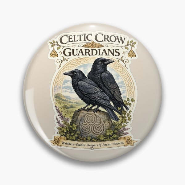 Item preview, Celtic Crow Guardians - Watchers of Ancient Secrets designed and sold by Myra365Art.