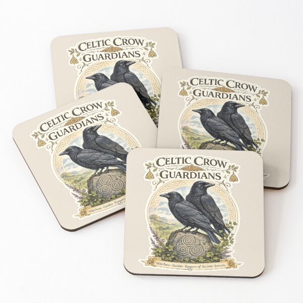 Item preview, Celtic Crow Guardians - Watchers of Ancient Secrets designed and sold by Myra365Art.