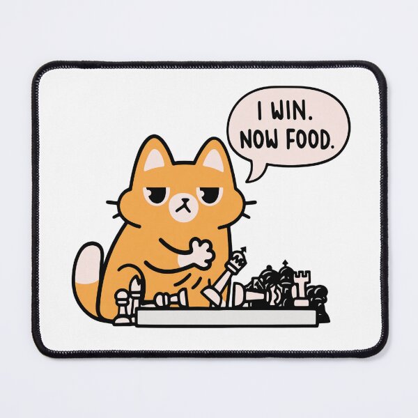 Item preview, Cat And Chess designed and sold by SamRuthOne.