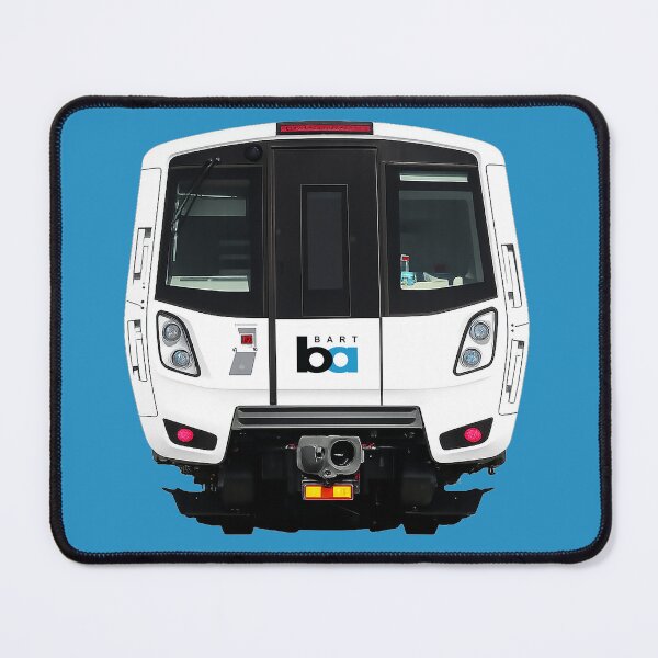 Item preview, Front View of Modern BART Train Isolated on Transparent Background designed and sold by PIXEL POP DESIGNS - Beyond the Norm!.