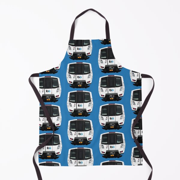 Item preview, Front View of Modern BART Train Isolated on Transparent Background designed and sold by PIXEL POP DESIGNS - Beyond the Norm!.