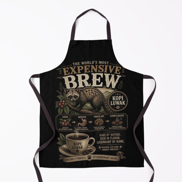 Item preview, The World's Most Expensive Brew.  Kopi Luwak Coffee. designed and sold by Birdie and Flynn.