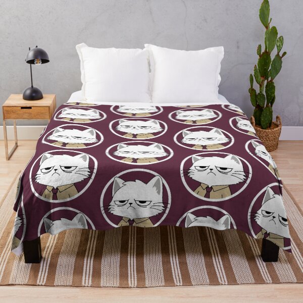 Item preview, Grumpy Office Cat | Funny Cat Sticker for Laptop | Sarcastic Cat Gift designed and sold by TheNicheNest.