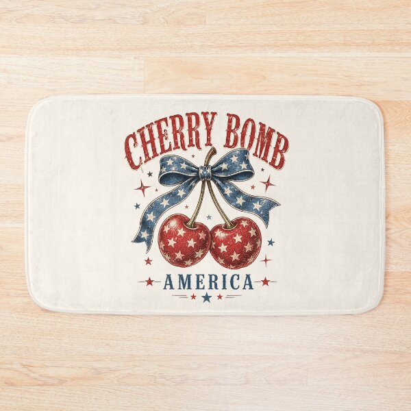 Item preview, Cherry Bomb America – Vintage Patriotic Cherries designed and sold by SweetLilith.