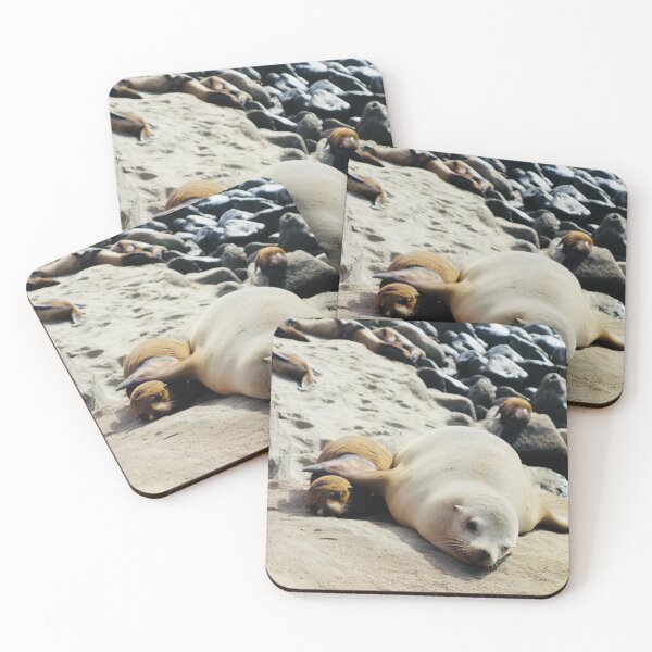 Item preview, Sweet Slumber: Sea Lion Mother and Pup designed and sold by sky earth human.
