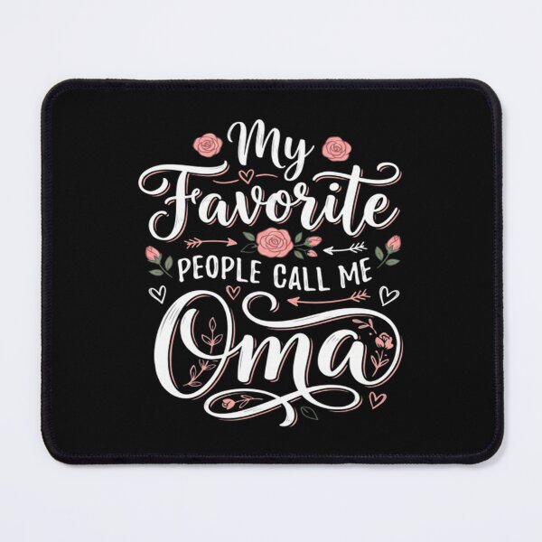 Item preview, Oma – My Favorite People Call Me Oma Floral Mother’s Day Gift Hoodie designed and sold by HazelBergna.
