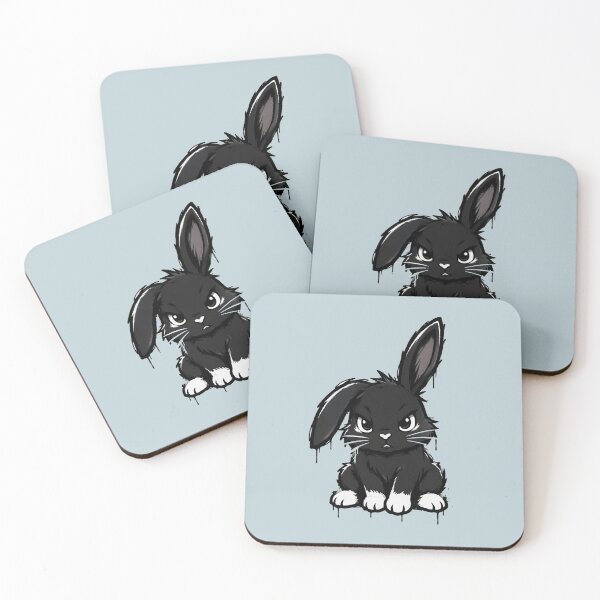 Item preview, Black Bunny Graffiti Art designed and sold by Sn1ver.