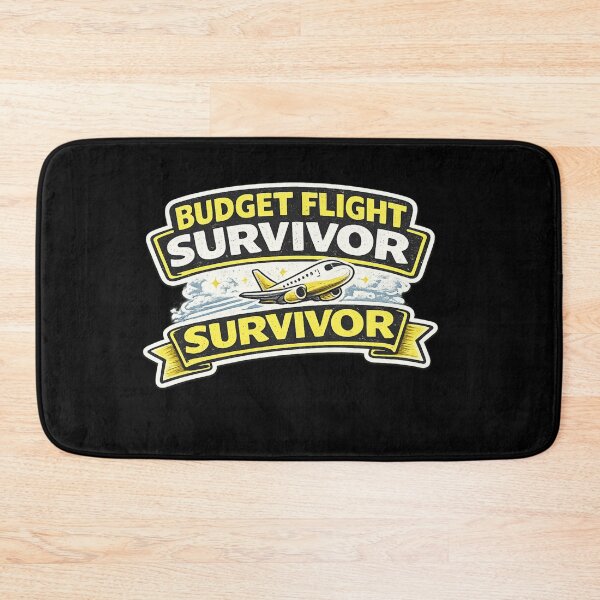 Item preview, Budget Flight Survivor Funny Travel Sticker | Budget Traveler Airplane Design designed and sold by Artbysarmina.
