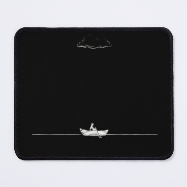 Item preview, Calm Reflection | Minimalist Boat & Peace Art designed and sold by OVERRIDESTUDIOS.