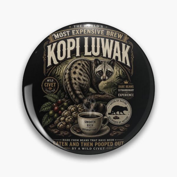 Item preview, The World's Most Expensive Brew. Kopi Luwak Coffee. designed and sold by Birdie and Flynn.