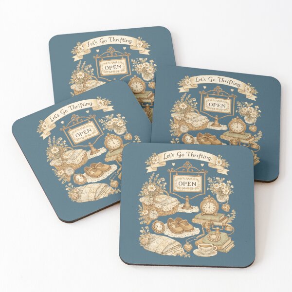 Item preview, Let's Go Thrifting | Thrift Store | Vintage Cottagecore Style Graphic designed and sold by Made by Tamar.
