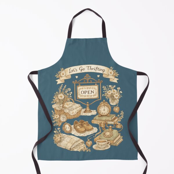 Item preview, Let's Go Thrifting | Thrift Store | Vintage Cottagecore Style Graphic designed and sold by Made by Tamar.
