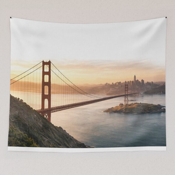 Item preview, Golden Gate Bridge Daytime Print designed and sold by JcAbstractArt.