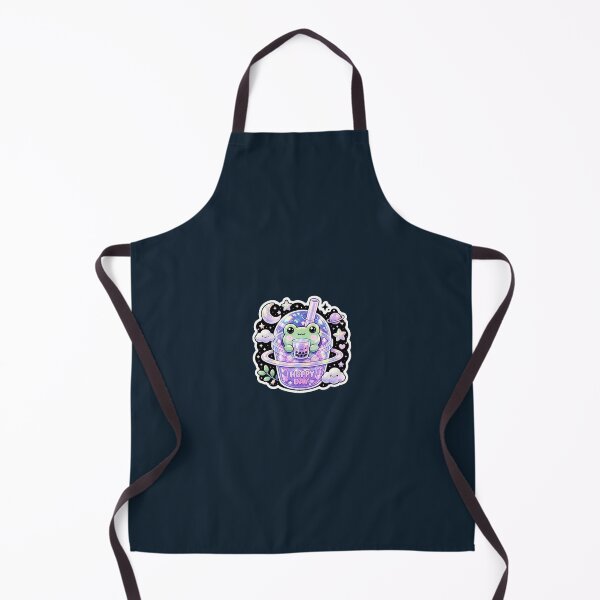 Item preview, Hoppy Day Frog Sticker – Cute Kawaii Bubble Tea Aesthetic Design designed and sold by Pransis_Diginer_26.